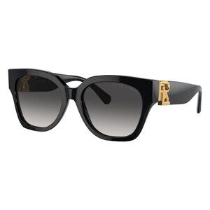 New RALPH LAUREN The Oversized Ricky Black Butterfly RL8221 50018G Sunglasses Wo